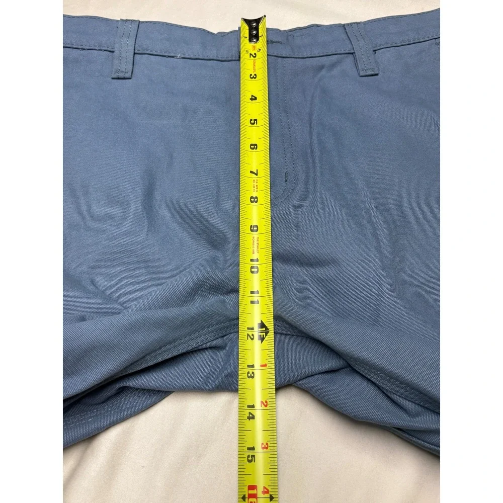 Edgevale North Coast Pants Mens W38 L36 Blue Gray Cotton Canvas Made USA Chino‎